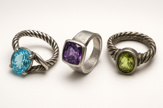 3 david yurman rings