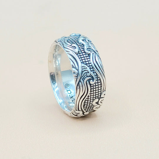 David Yurman-Waves-Band Ring
