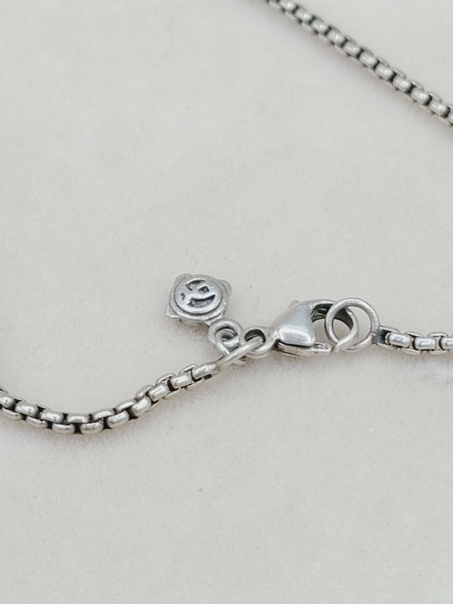 David Yurman 16mm Rose Quartz Cable Wrap Necklace With Diamonds