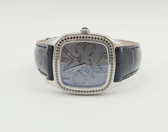 David Yurman 32mm Thoroughbred Quartz Watch With Black Diamonds