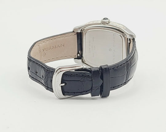 David Yurman 32mm Thoroughbred Quartz Watch With Black Diamonds