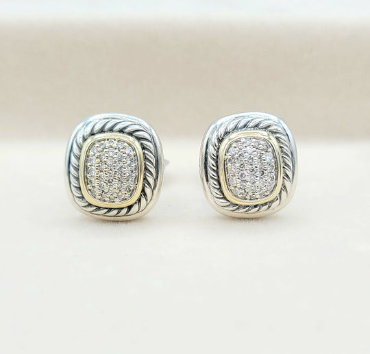 David-Yurman-Albion Diamond Earrings-