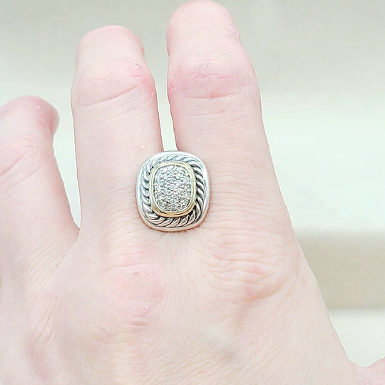 David-Yurman-Albion Diamond Earrings-