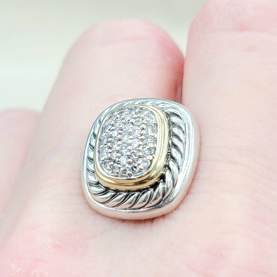 David-Yurman-Albion Diamond Earrings-