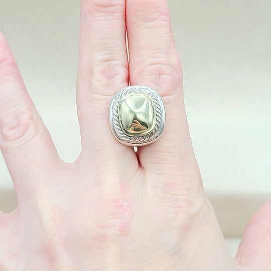 David-Yurman-Albion-Gold-Dome-Earrings Large