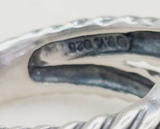 David Yurman Albion Moonlight Ice 11mm Lavender Amethyst Diamond Ring