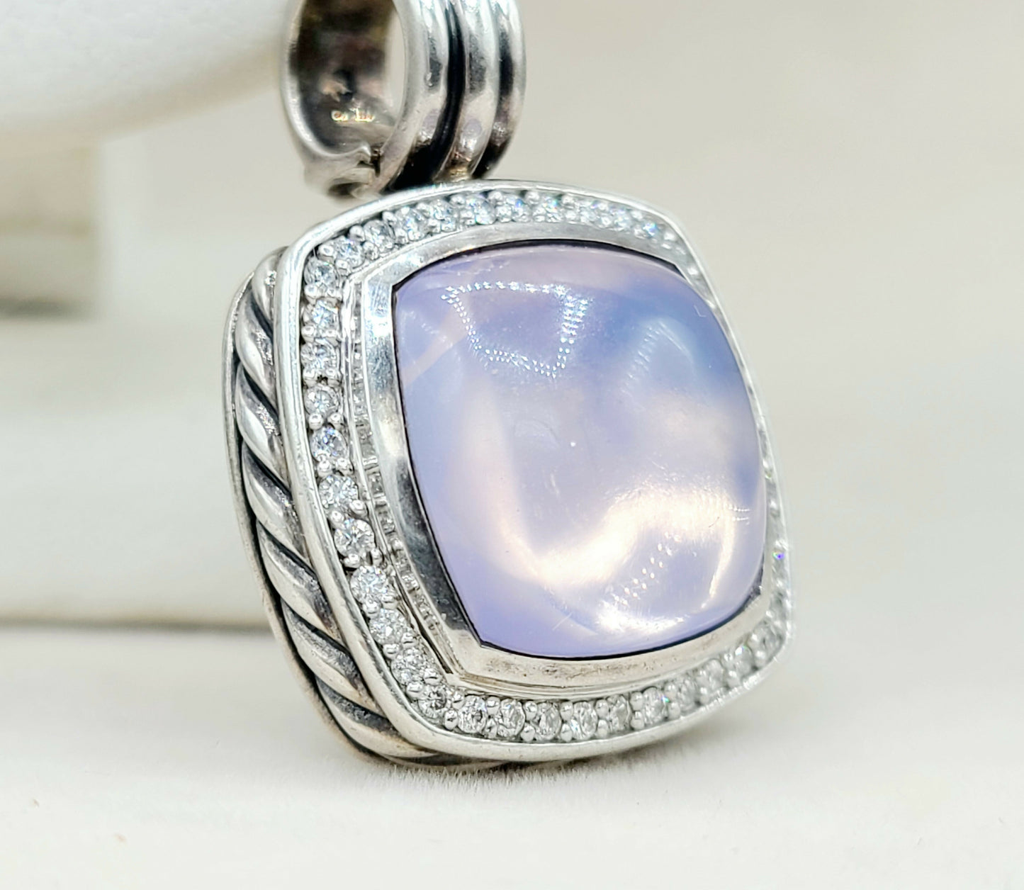 David Yurman Albion Lavender Moon Quartz Pendant | Certified Pre-Owned AYW Luxury #