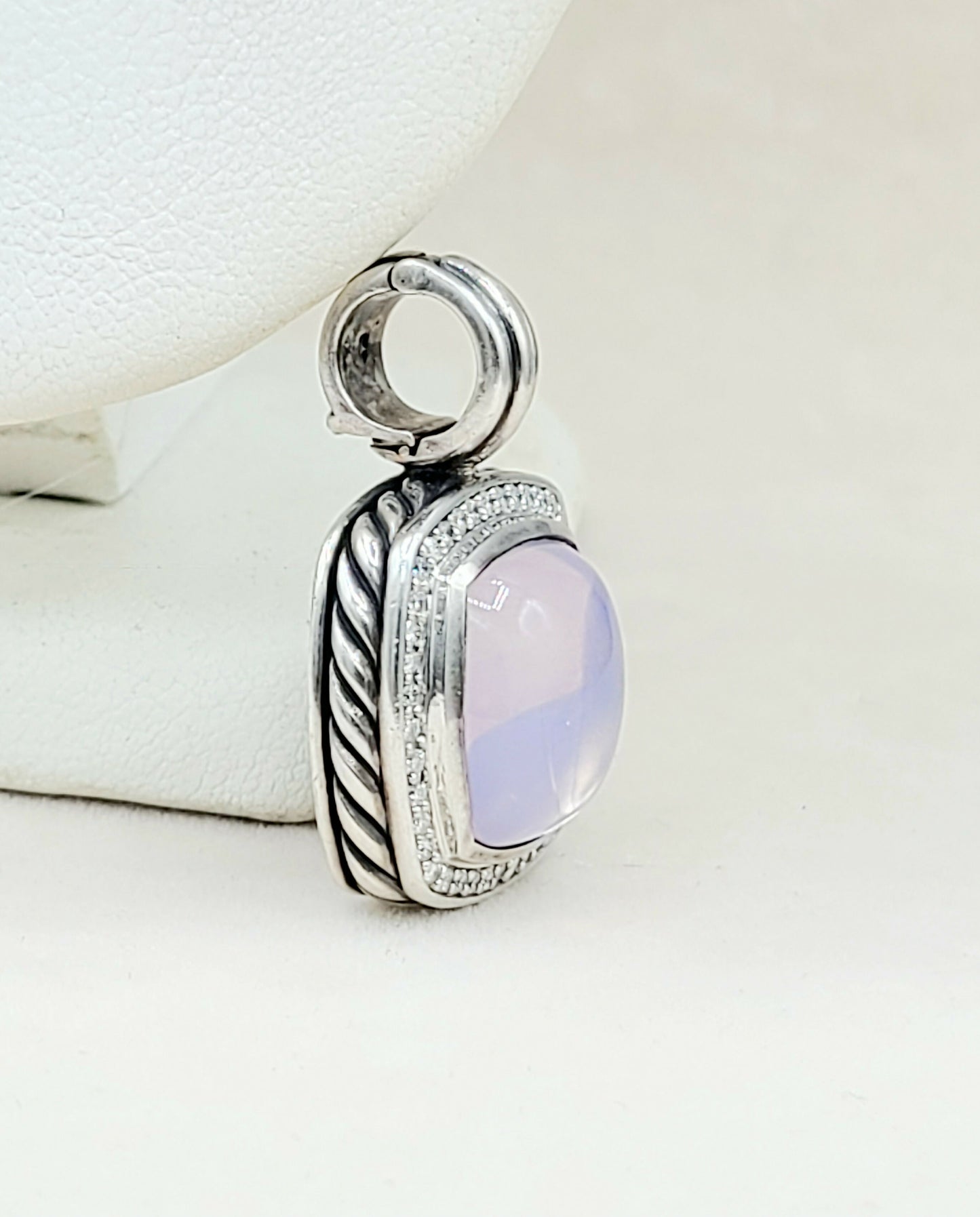 David Yurman Albion Lavender Moon Quartz Pendant | Certified Pre-Owned AYW Luxury #