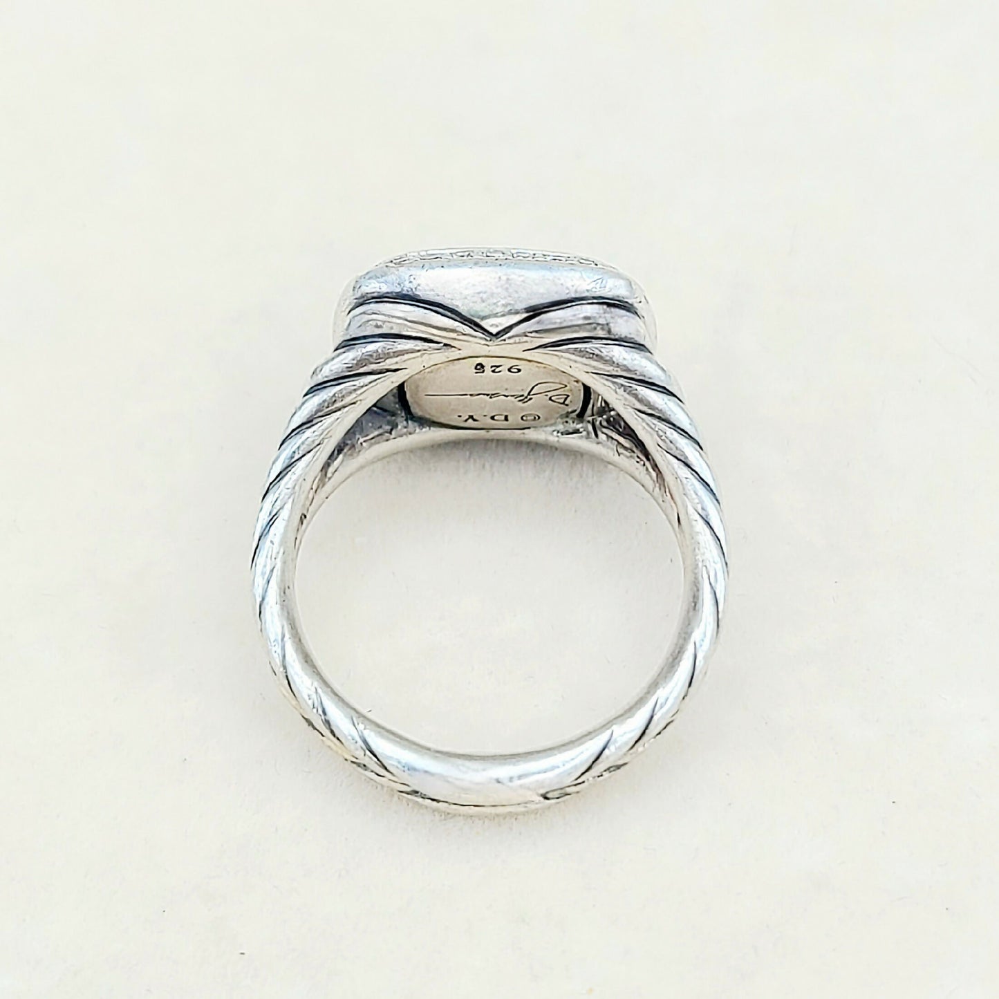 David Yurman Albion Ring Pavé Diamonds #