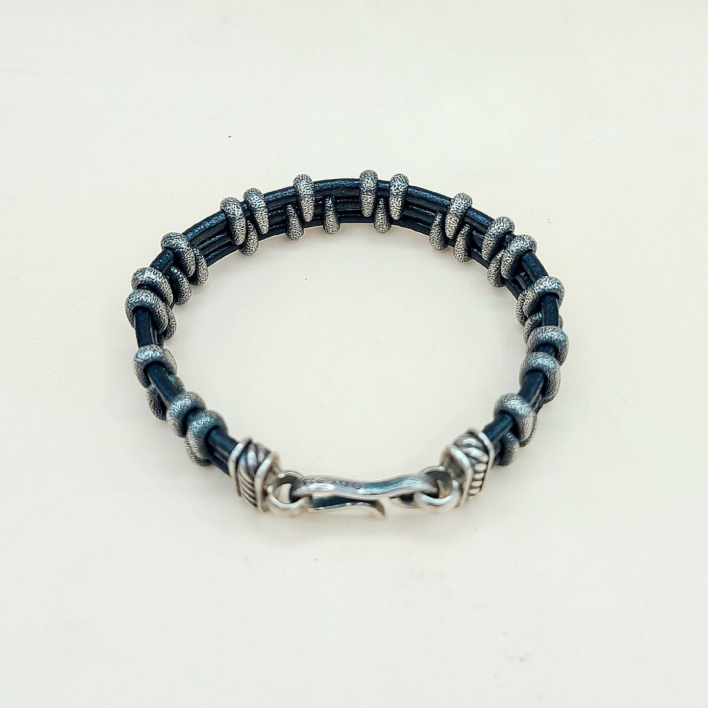 David Yurman Cable Station Strippled Bracelet, 14mm