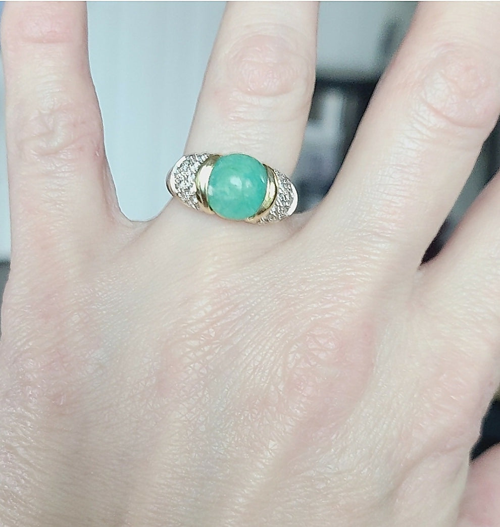 David Yurman Capri Ring – 10mm Peruvian Opal AYW Luxury #