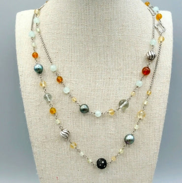 David Yurman Elements Station Necklace – Diamonds