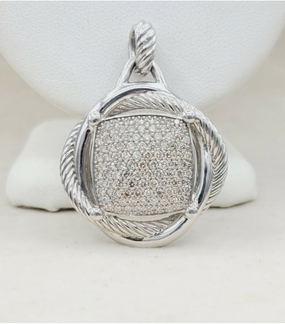 David Yurman Infinity Large Pendant – Diamonds AYW Luxury #