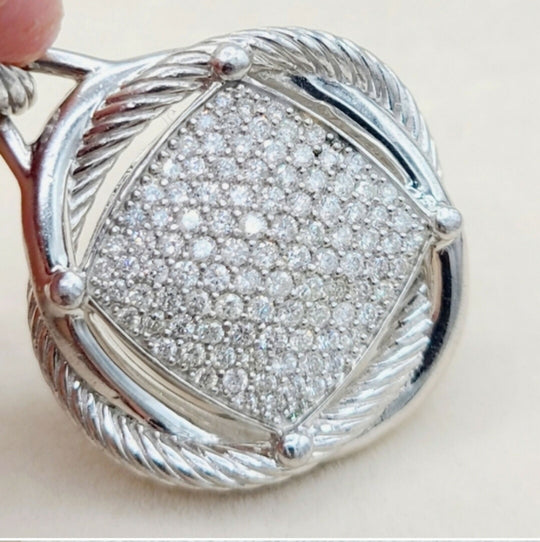 David Yurman Infinity Large Pendant – Diamonds