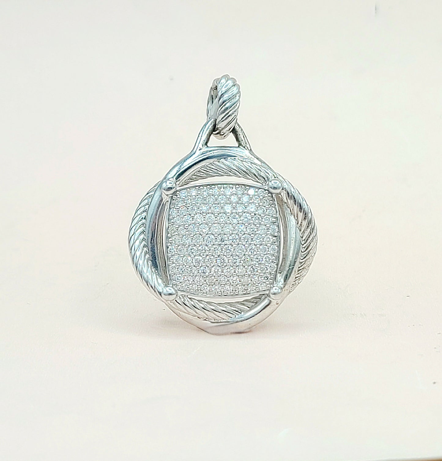 David Yurman Infinity Large Pendant With Diamonds