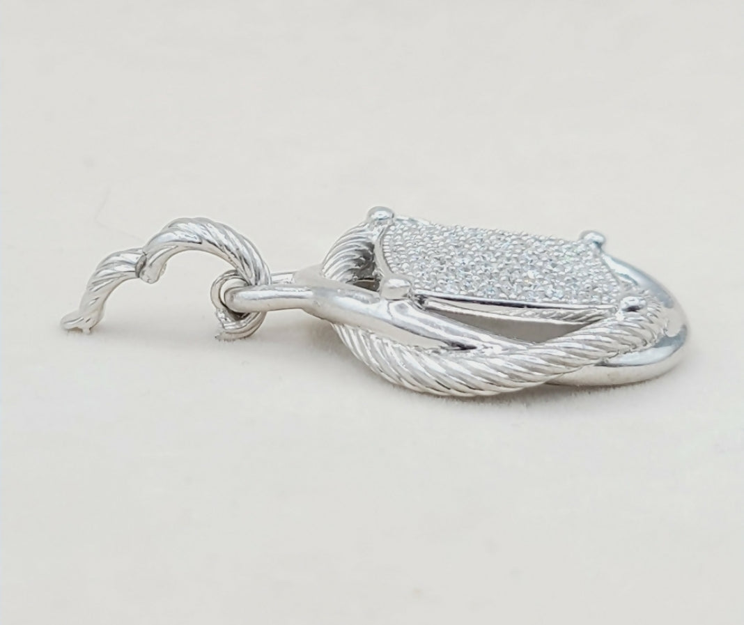 David Yurman Infinity Large Pendant With Diamonds
