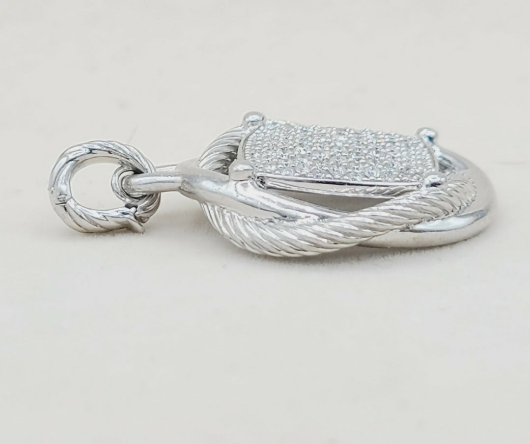 David Yurman Infinity Large Pendant With Diamonds