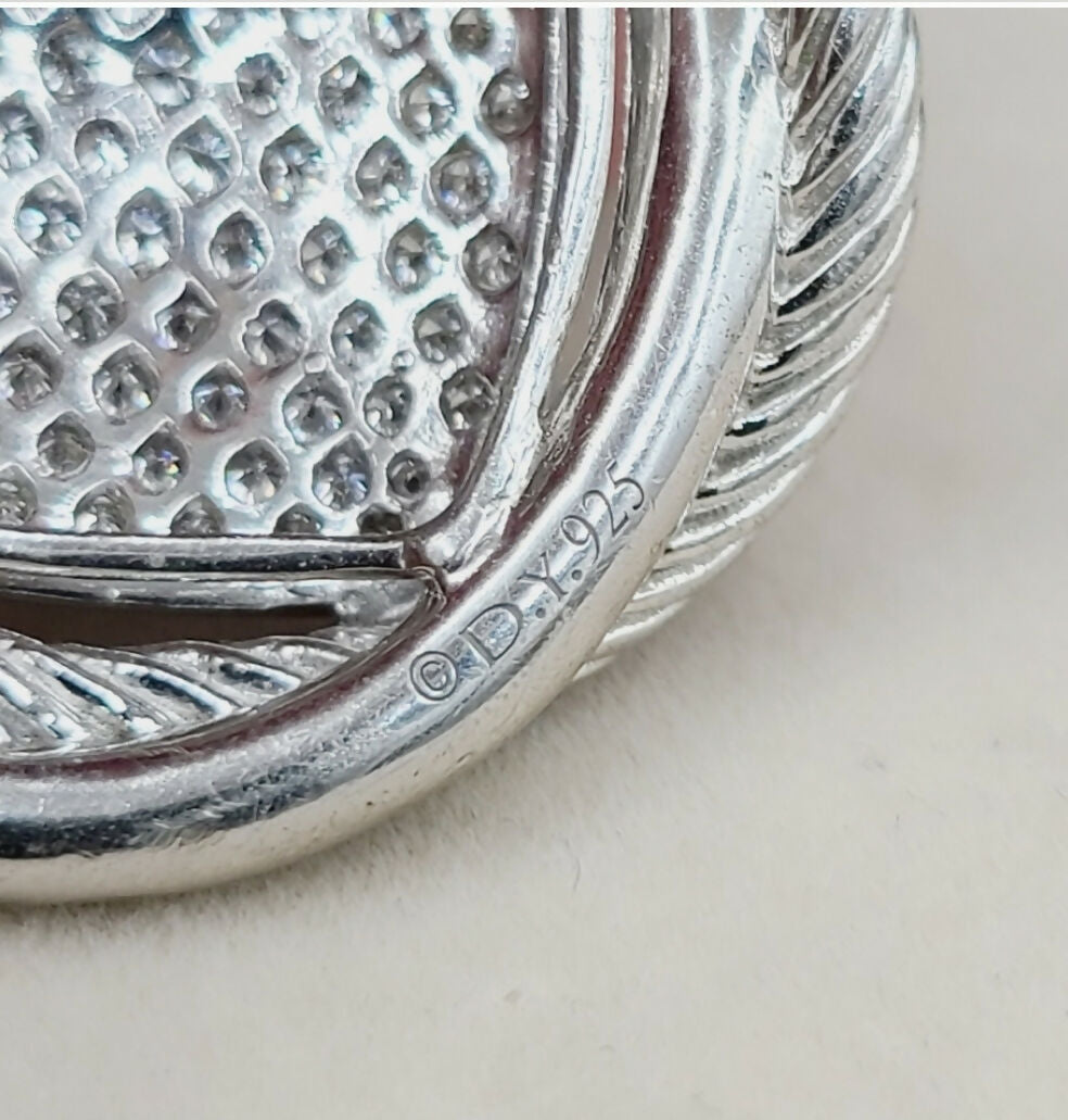 David Yurman Infinity Large Pendant With Diamonds