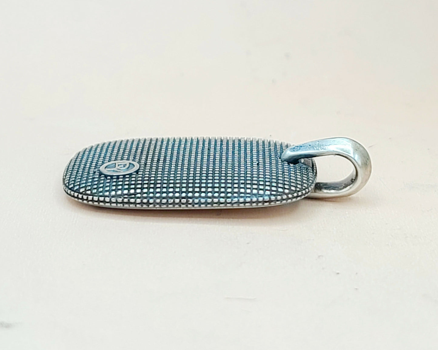 David Yurman Large Sky Silver Pendant Tablet | Certified Pre-Owned AYW Luxury #
