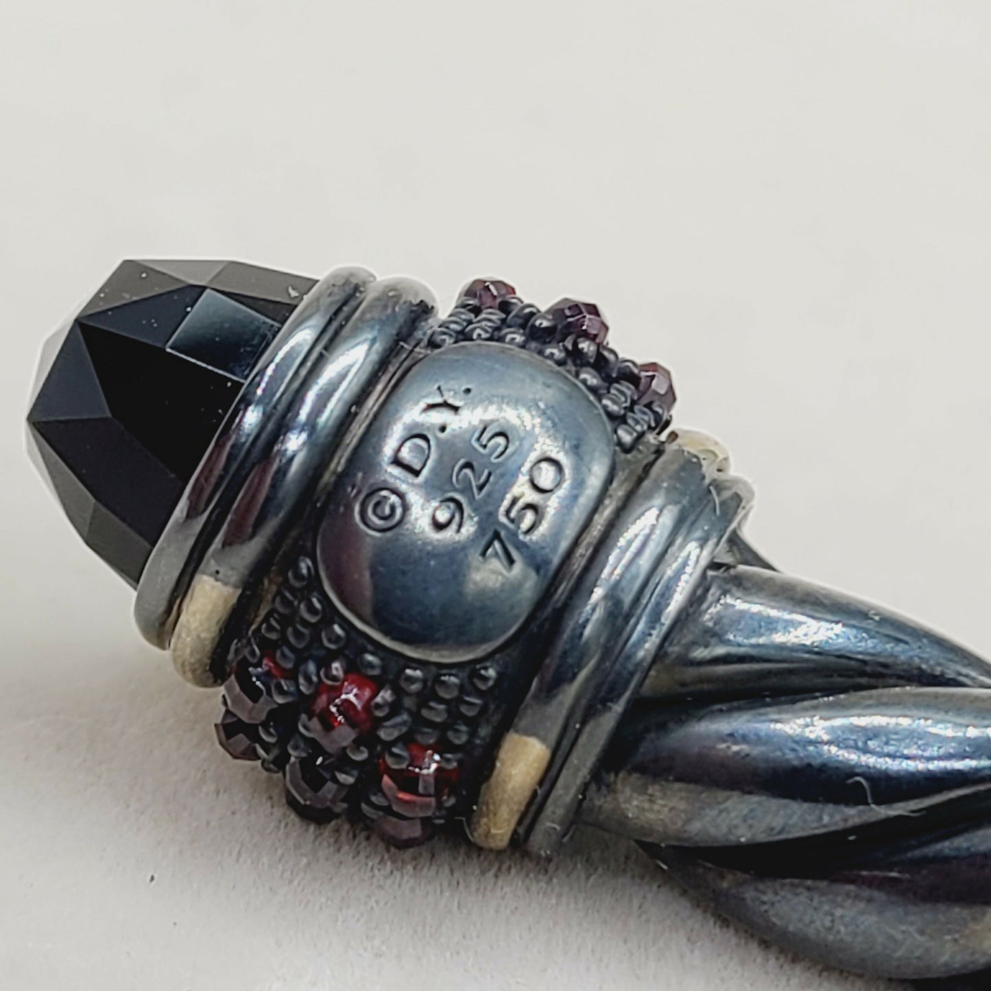 David Yurman Osetra Berries Black Onyx Bracelet | Certified Pre-owned AYW Luxury #