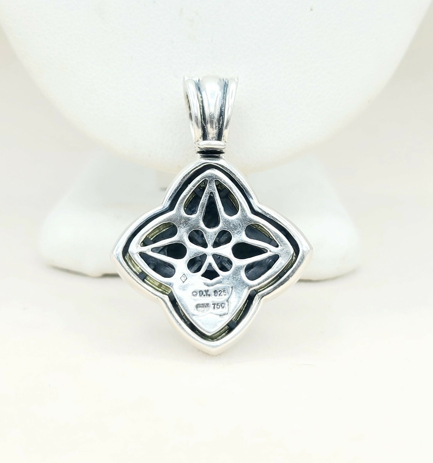 David Yurman Quatrefoil Thoroughbred Pendant Large #
