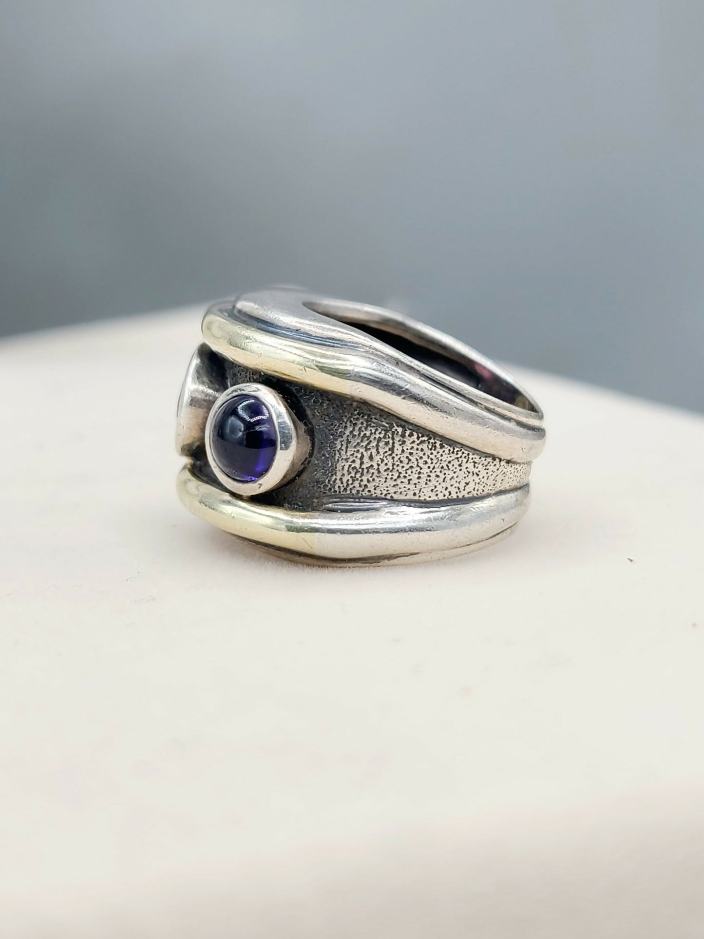 David Yurman Renaissance Ring Pink Tourmaline & Iolite AYW Luxury