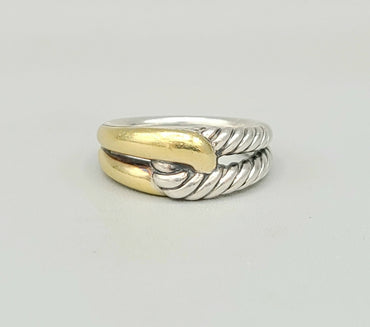 David Yurman Single-Loop Labyrinth Ring