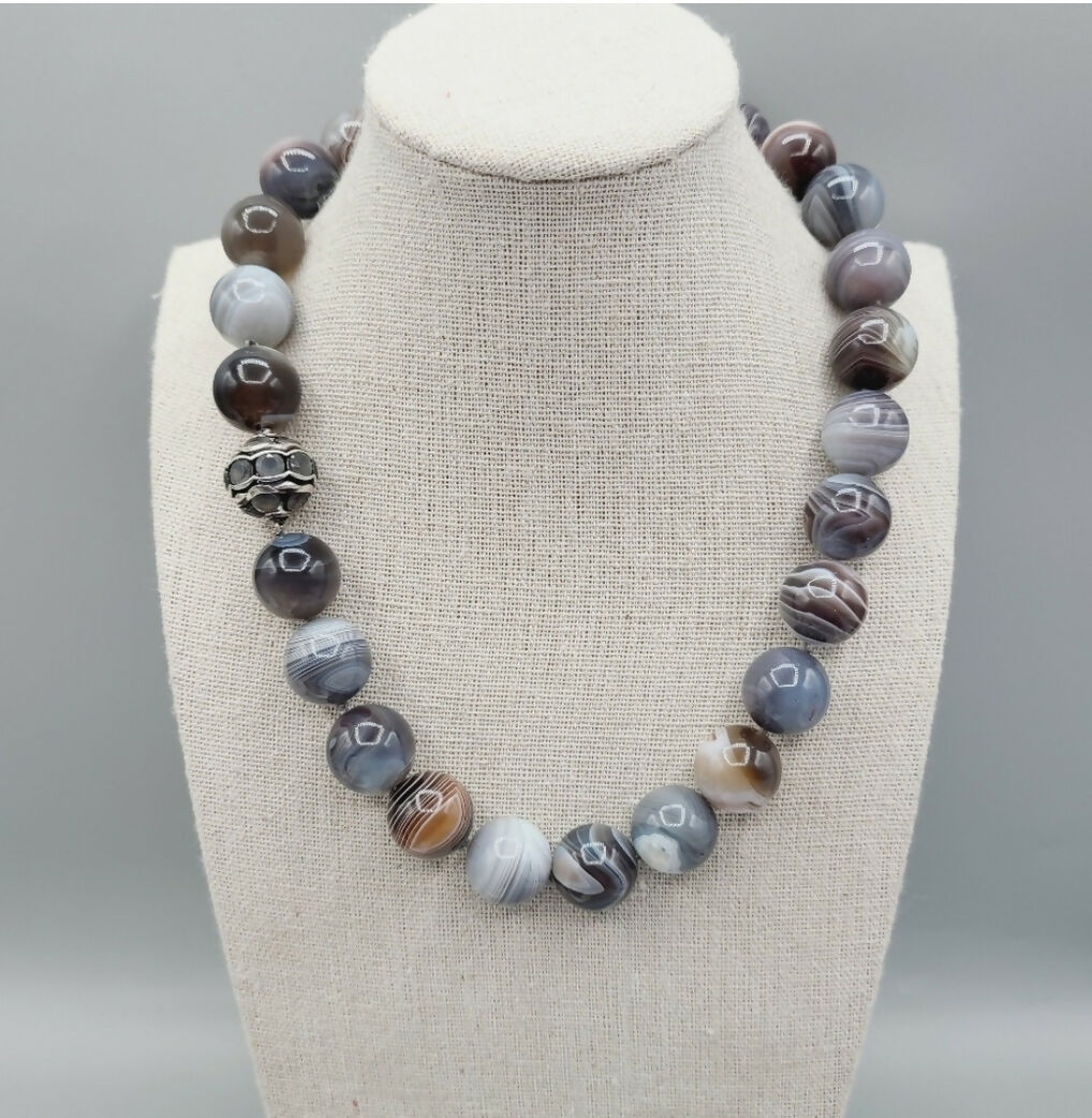 David Yurman Statement Couture Necklace – Agate & Moonstone AYW Luxury #