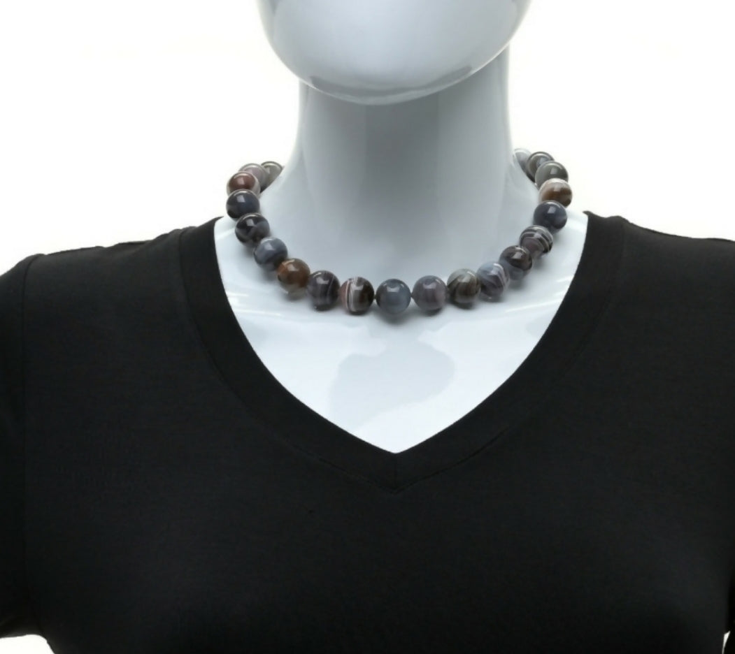 David Yurman Statement Couture Necklace – Agate & Moonstone AYW Luxury #
