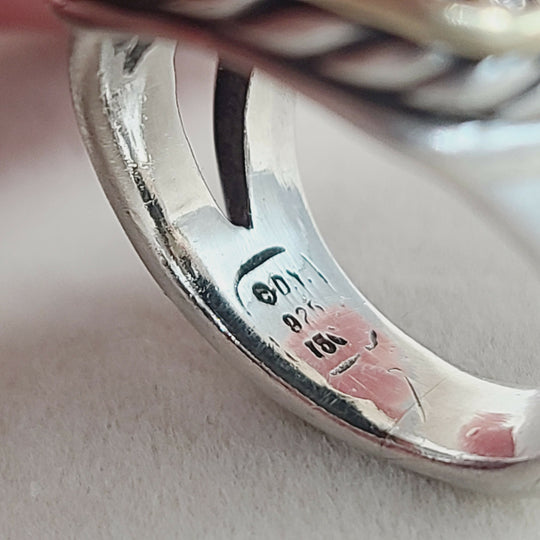 David Yurman Thoroughbred Albion Sculpted Diamond Ring