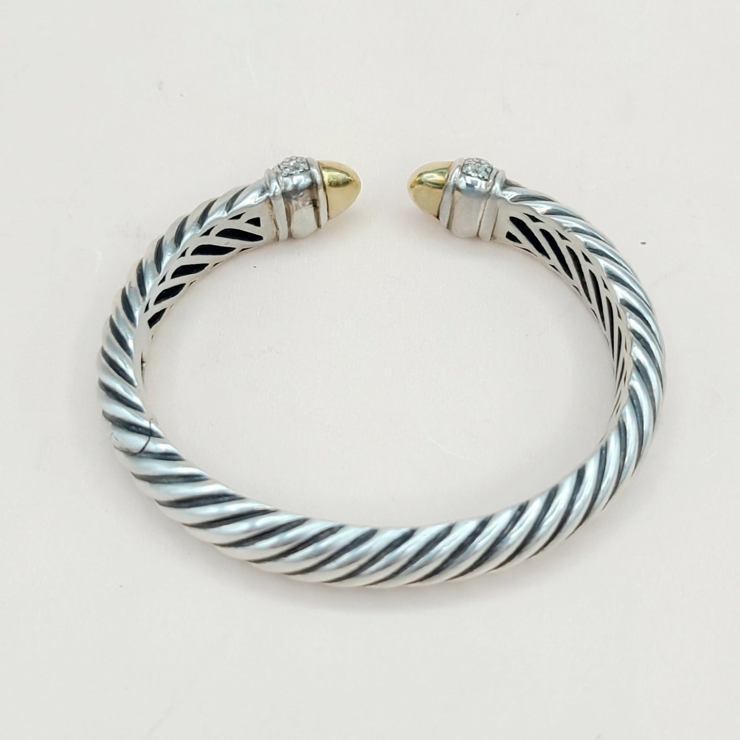 David Yurman Waverly Diamond Gold Bracelet | Certified Pre-Owned AYW Luxury #