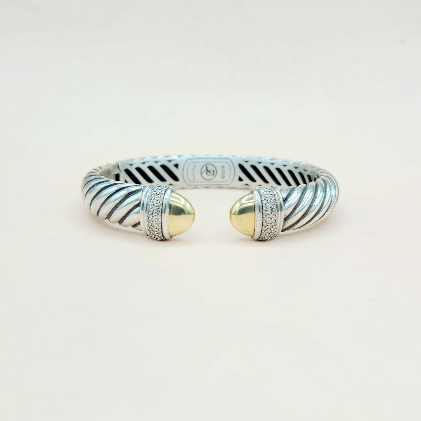 David Yurman Waverly Diamond Gold Bracelet | Certified Pre-Owned AYW Luxury #