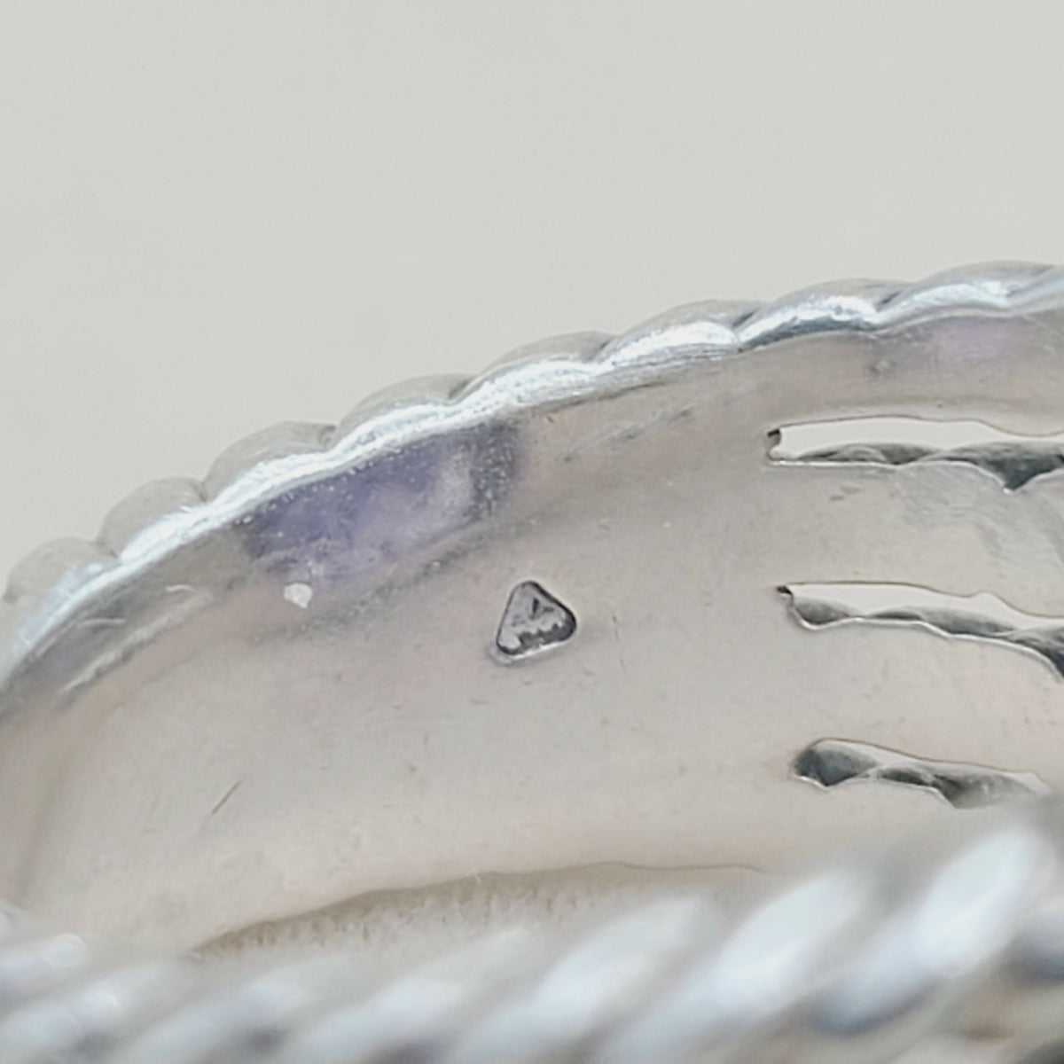 David Yurman Wheaton Ring 16x12 Amethyst & Diamonds