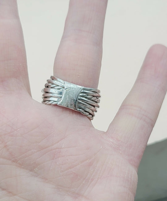 David Yurman Wide Anjelika Ring-With Diamonds-