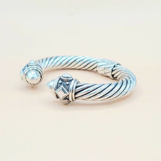 David Yurman 10mm Renaissance Sterling Silver Bracelet