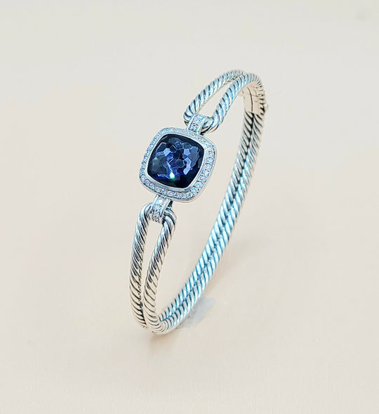 David Yurman Albion Black Orchid Diamond Bracelet