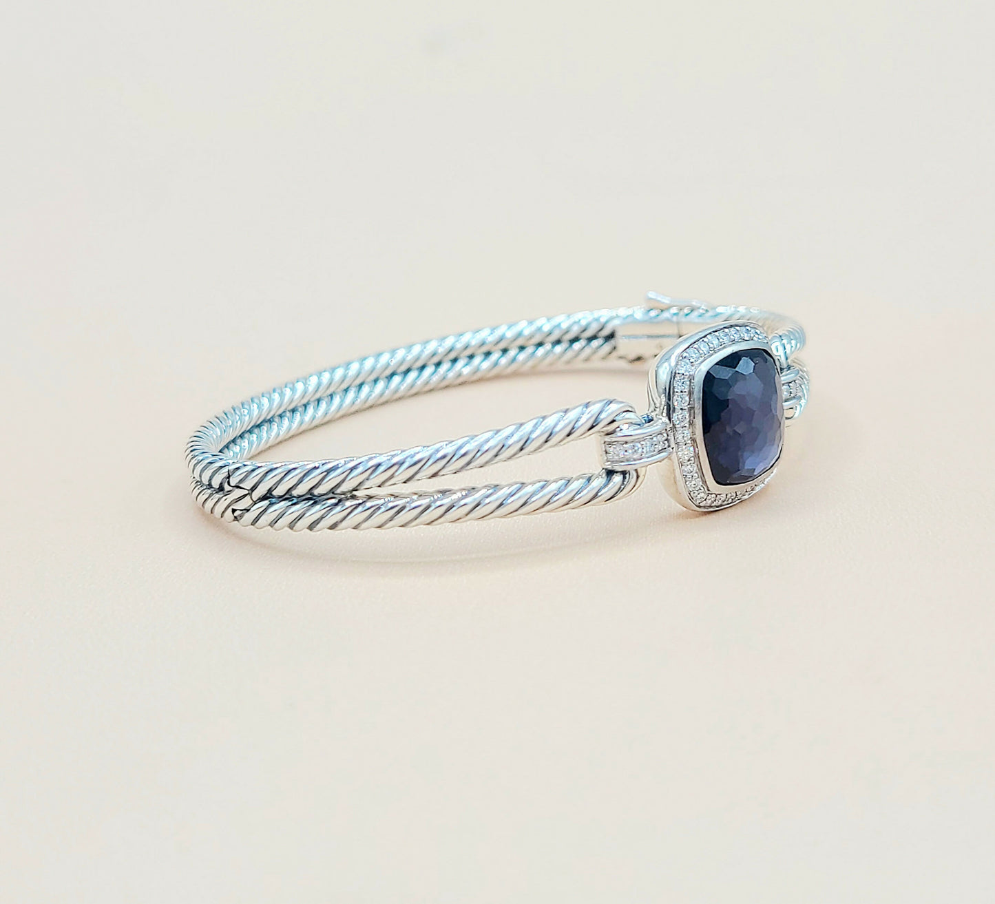 David Yurman Albion Black Orchid Diamond Bracelet AYW Luxury