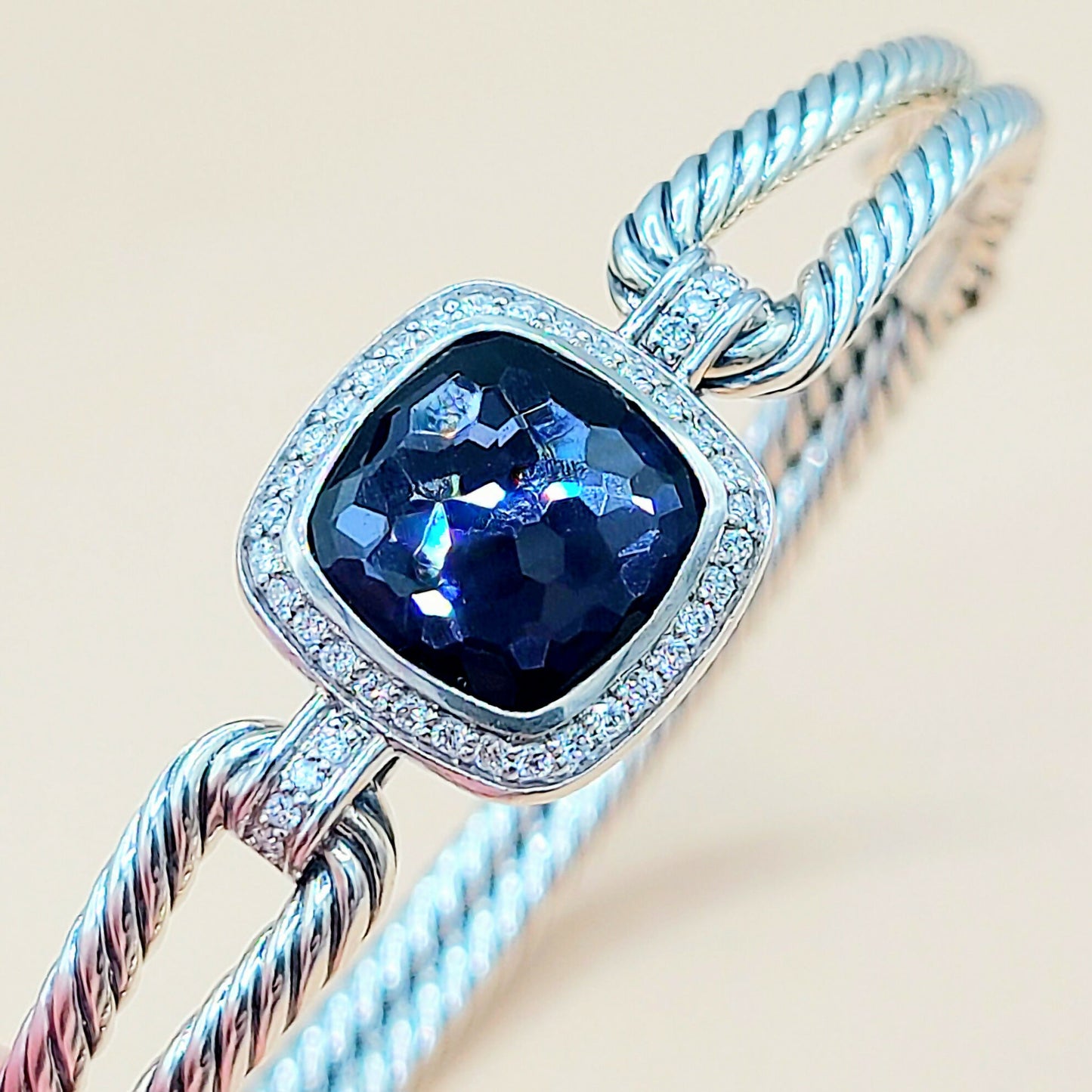 David Yurman Albion Black Orchid Diamond Bracelet AYW Luxury