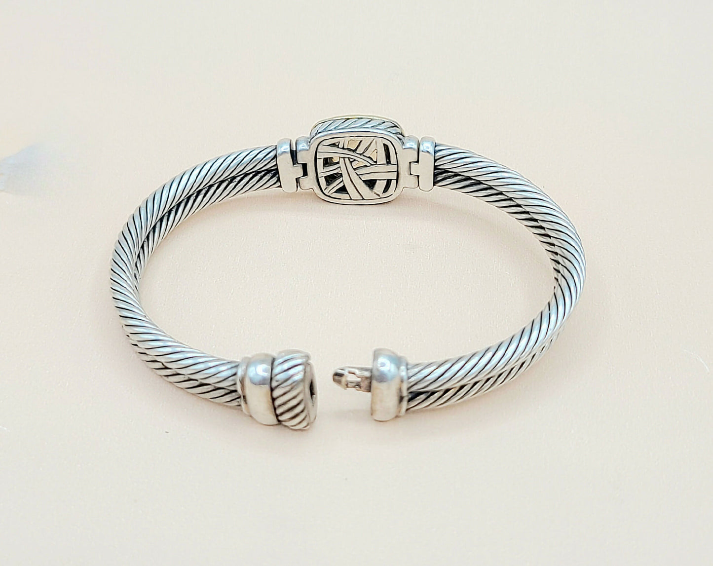 David Yurman Albion Champagne Citrine Diamond Bracelet | Certified AYW Luxury #
