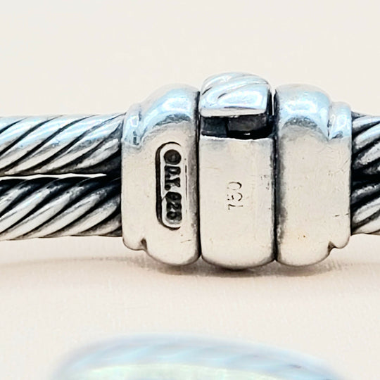 David Yurman Albion Champagne Citrine Diamond Gold Bracelet