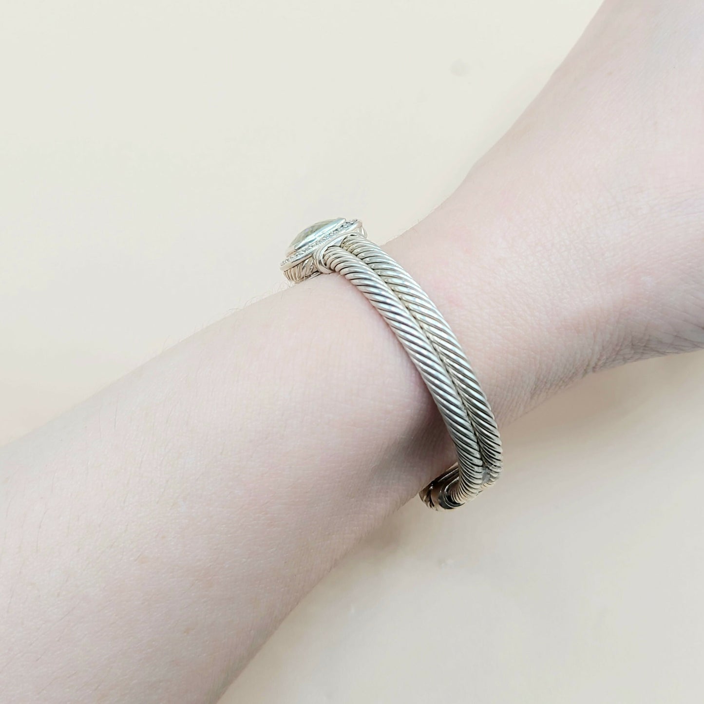 David Yurman Albion Lemon Citrine Diamond Bracelet | Certified AYW Luxury #