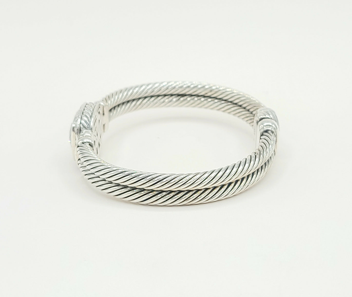 David Yurman Albion Prasiolite Diamond Bracelet | Certified Pre-Owned AYW Luxury #