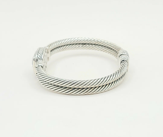 David Yurman Albion Prasiolite Diamond Bracelet