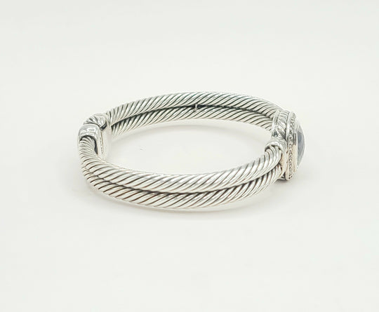 David Yurman Albion Prasiolite Diamond Bracelet