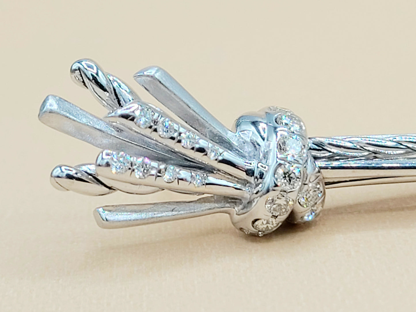 David Yurman-Angelika Long Drop Diamond Earrings AYW Luxury