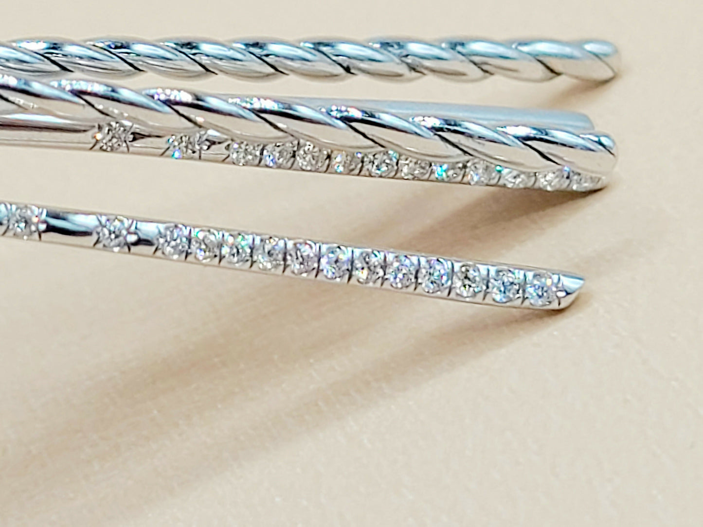David Yurman-Angelika Long Drop Diamond Earrings AYW Luxury