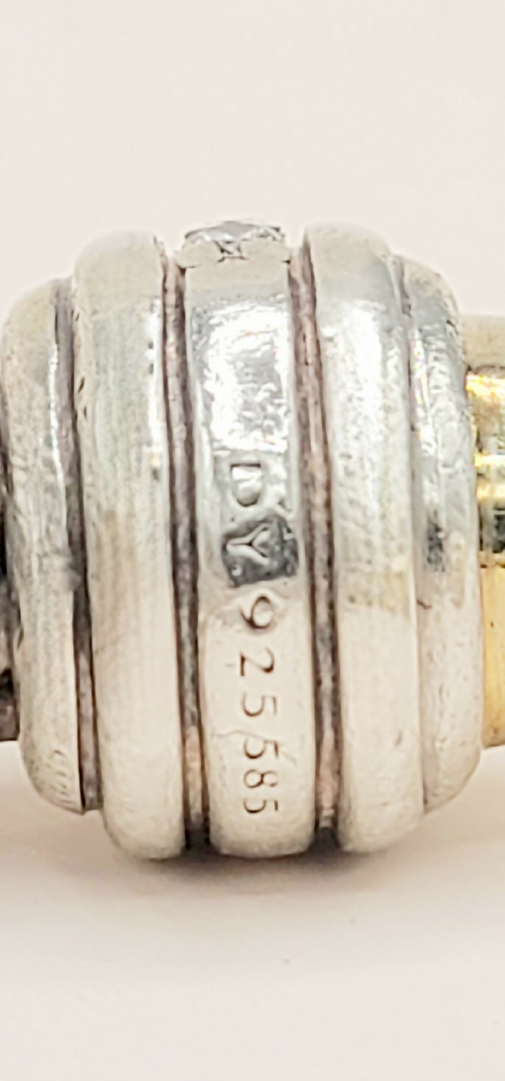 David Yurman Cable Classics Diamond Bracelet silver & 14k | Certified AYW Luxury #