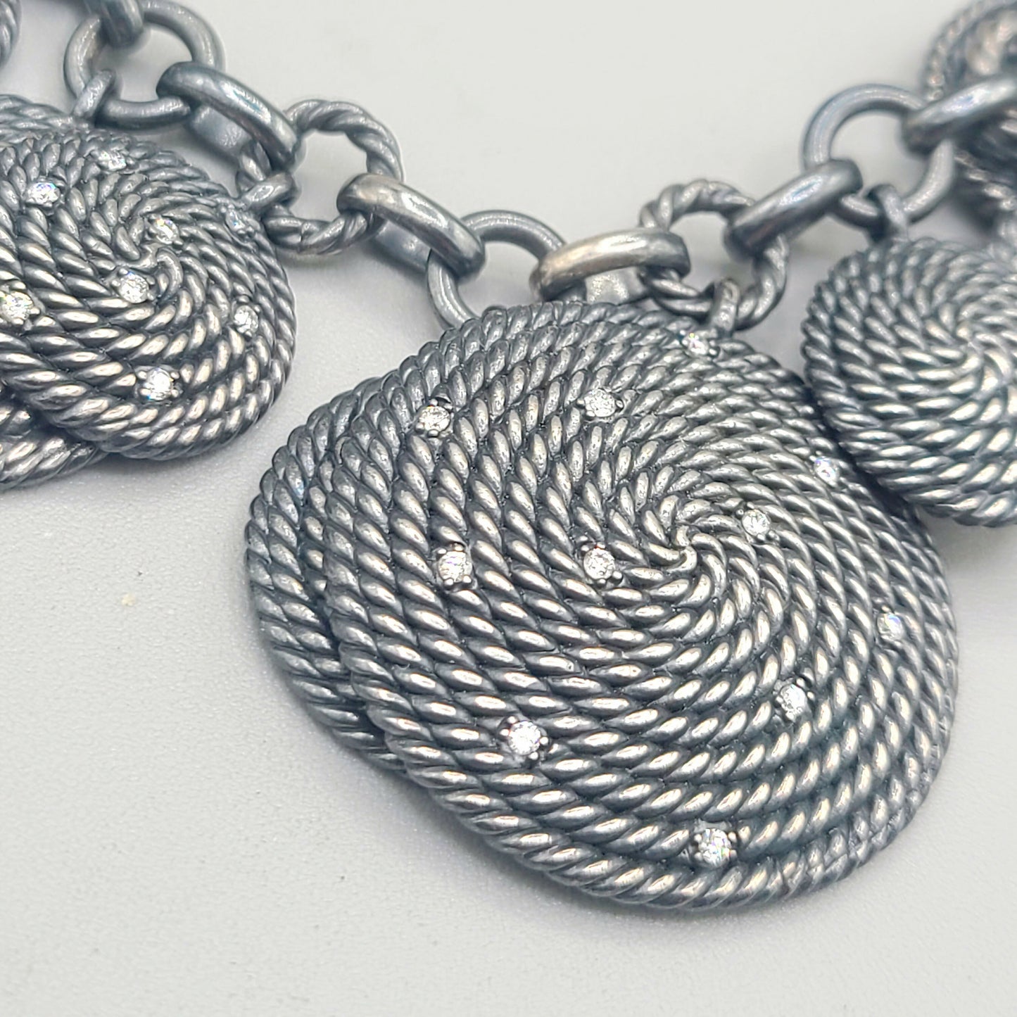 David Yurman Diamond Coil Charm Necklace | Certified Pre-Owned AYW Luxury #