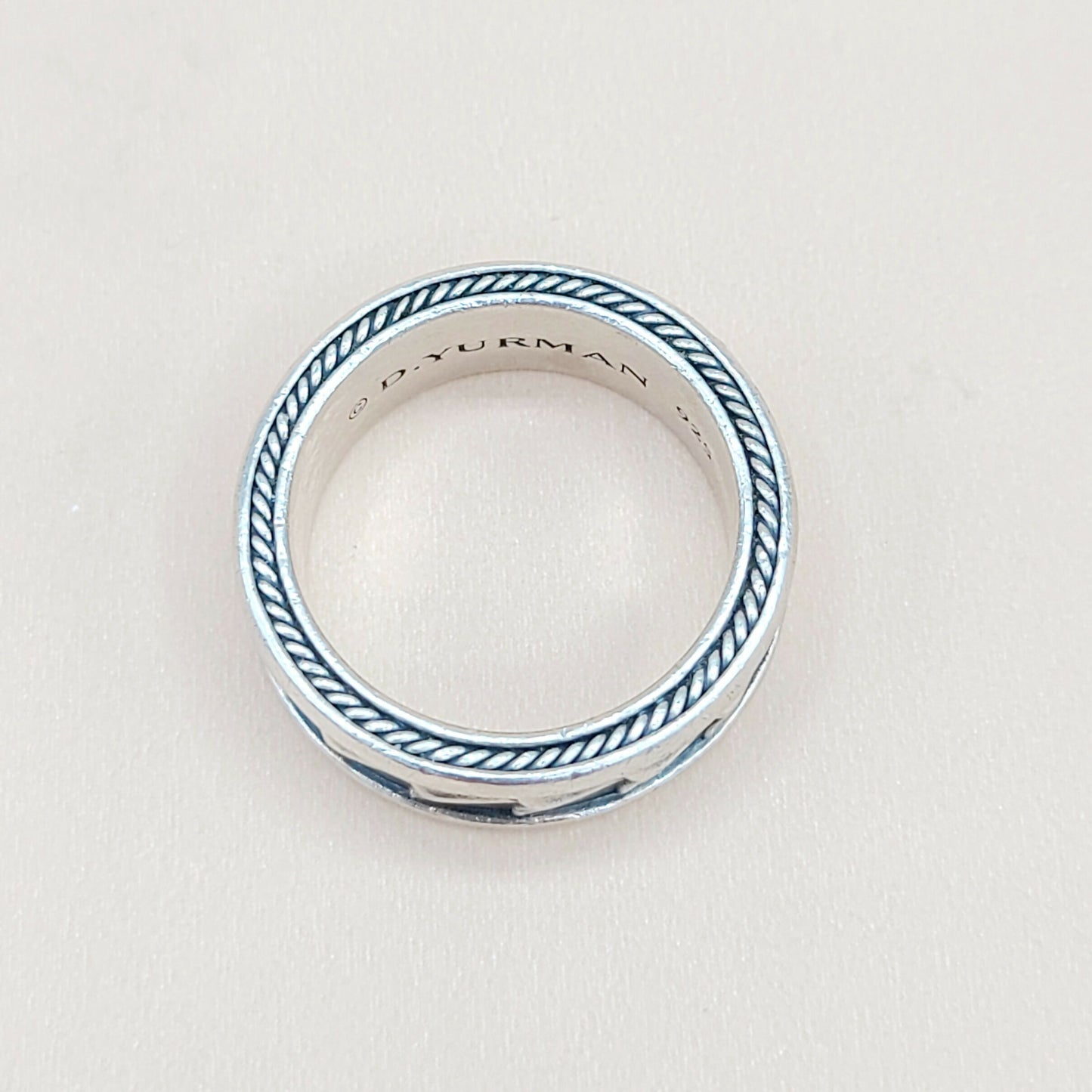 David Yurman Narrow Armory Band Ring Sterling Silver | Certified AYW Luxury #