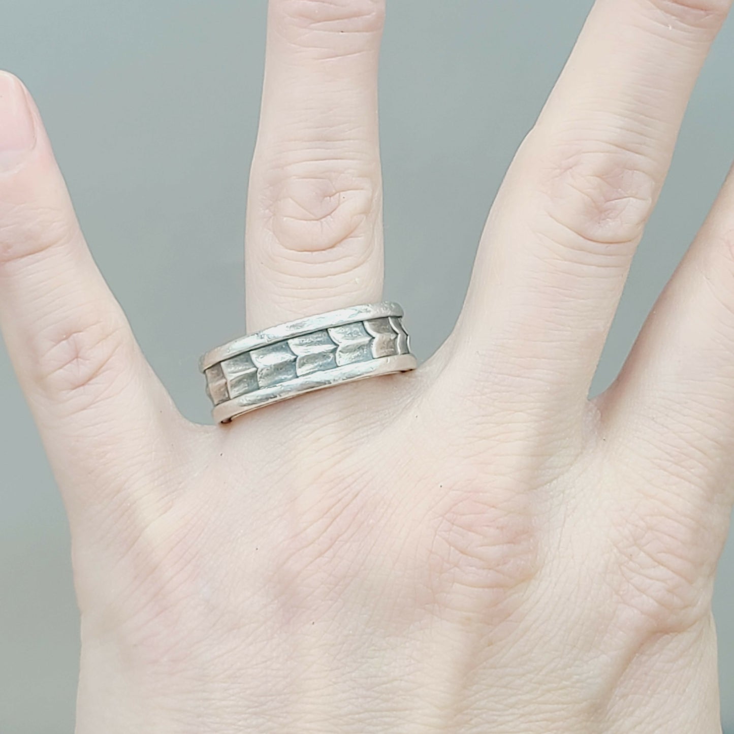 David Yurman Narrow Armory Band Ring Sterling Silver | Certified AYW Luxury #
